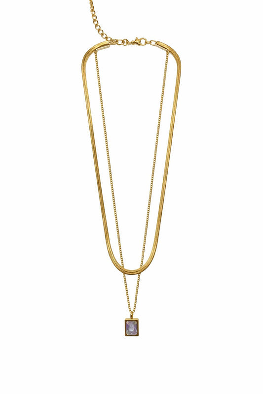 Minimal Gold Plated Pendant Necklace for Women | Elegant Daily Wear Jewellery