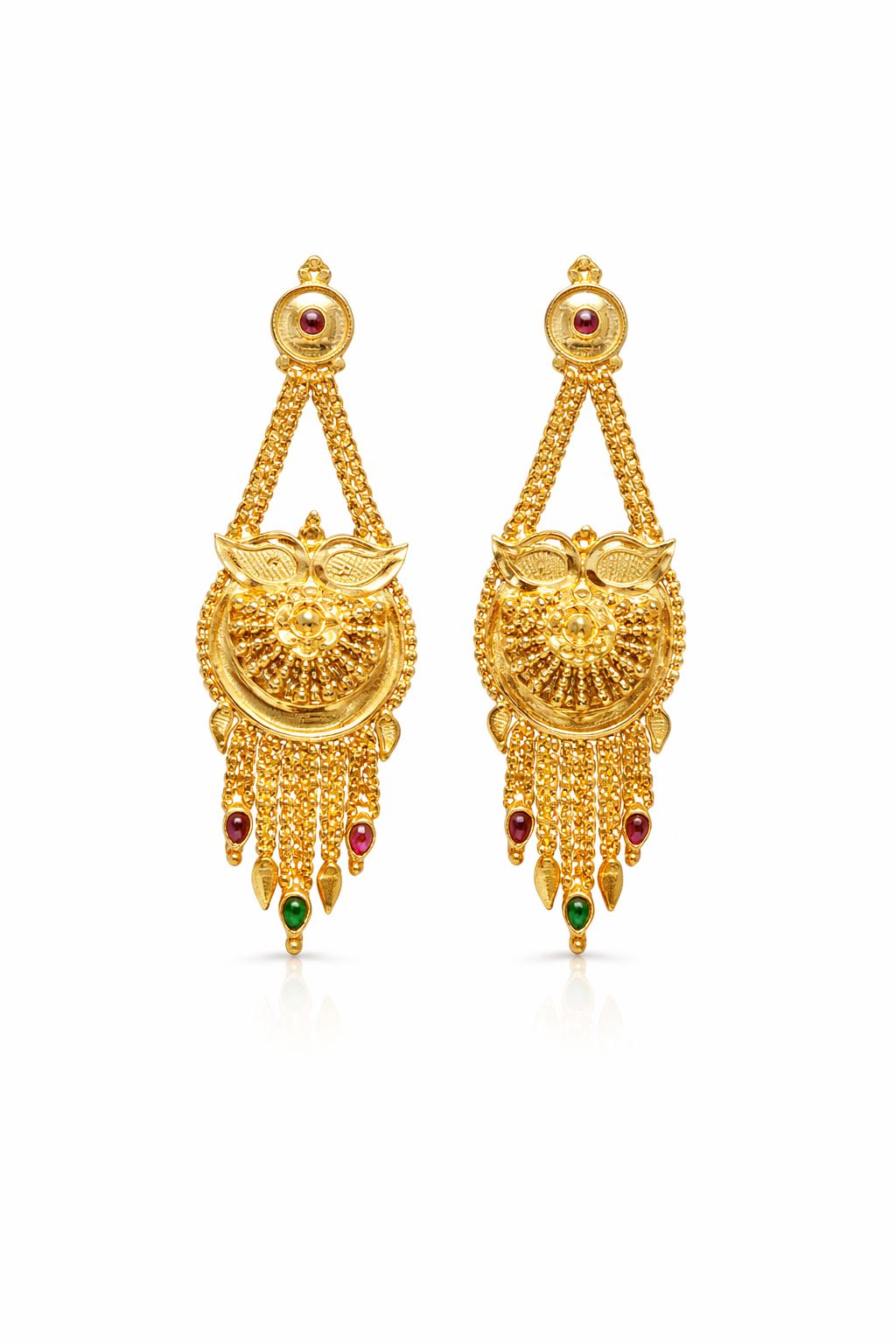 Royal 1 Gram Gold Plated Ranihaar Necklace Set