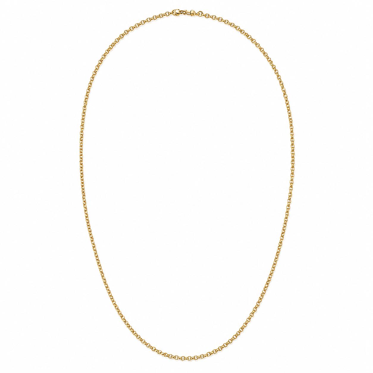 Elegant Gold Plated Daily Wear Chain for Men & Women | Lightweight Minimal Design | 6 Months Color Warranty