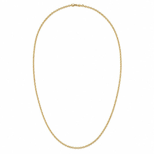 Elegant Gold Plated Daily Wear Chain for Men & Women | Lightweight Minimal Design | 6 Months Color Warranty