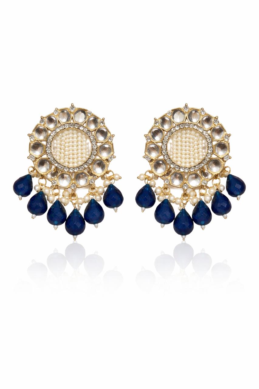 Royal Kundan Pearl Earrings