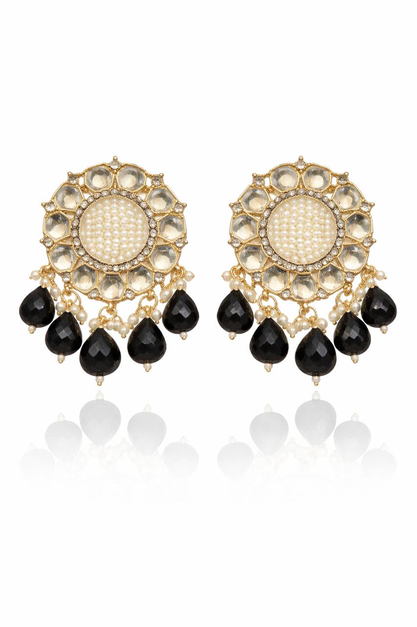 Royal Kundan Pearl Earrings